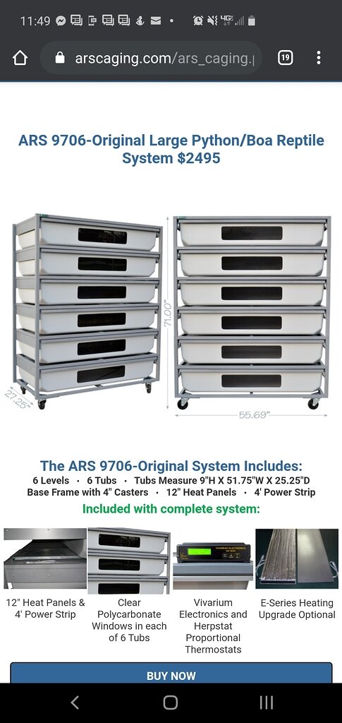 Caging/rack for carpet pythons - Enclosures & Setups - MorphMarket ...