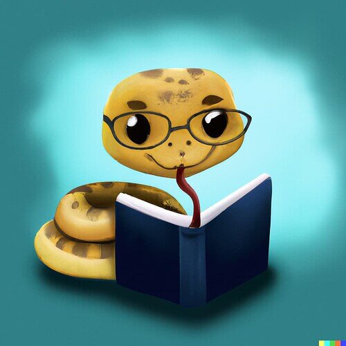 dalle-2022-08-20-091554-cute-baby-snake-reading-a-book-logo-digital-ar