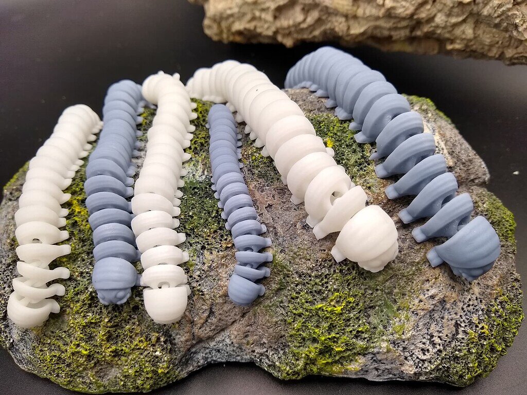 Articulated Millipede Toy Collection Group of 6 (Listing 1 of 2