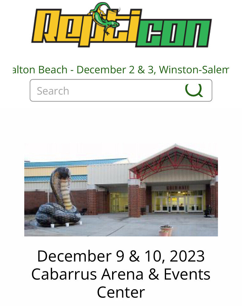 Charlotte Repticon Dec. 2023 All Reptiles MorphMarket Reptile Community